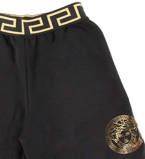 versace short|Versace shorts black.